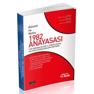 Güncel ve Notlu 1982 Anayasası