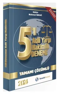 Garantör Akademi 2024 Adli Yargı Hakimlik 5 Deneme Çözümlü