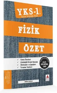 Delta Kültür Yayınları TYT Fizik Özet Delta Kültür