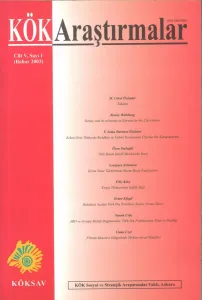 Kök Araştırmalar: Kök Sosyal ve Stratejik Araştırmalar Dergisi