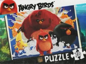 Angry Birds 70 Parça Puzzle