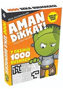 Aman Dikkat! - Zeka Bulmacaları; 7 Fasikül - 1000 Bulmaca
