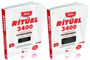 Akfon Yayınları 2026 Kaymakamlık RİTÜEL 3400 Soru Bankası Çözümlü 2 Cilt
