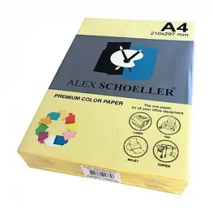 ALEX A4 500 lü FOTOKOPİ KAĞIDI KAĞIT 515-Kanarya Sarısı
