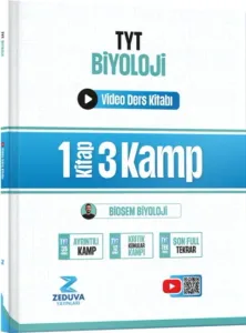 ZEDUVA BİOSEM TYT BİYOLOJİ 1 KİTAP 3 KAMP VİDEO DERS KİTABI 2027