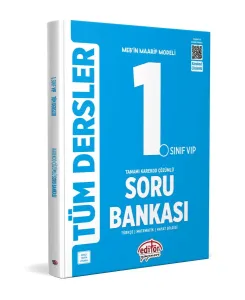 Editör 1. Sınıf VİP Tüm Dersler Etkinliklerle Soru Bankası