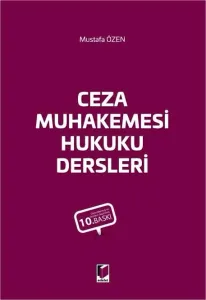Ceza Muhakemesi Hukuku Dersleri
