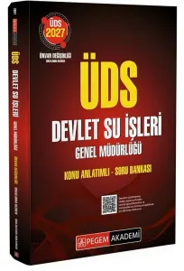 Pegem Yayınları 2027 ÜDS Devlet Su İşleri Genel Müdürlüğü Konu Anlatımlı Soru Bankası