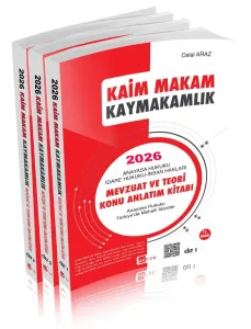 Kaim Makam Kaymakamlık Mevzuat ve Teori Konu Anlatım Kitabı 3 Cilt