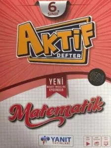 Yanıt Yayınları 6. Sınıf Matematik Aktif Defter