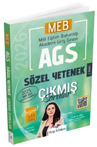 Dizgi Kitap Yayınları 2026 MEB-AGS Sözel Yetenek Çıkmış Sorular Çözümlü