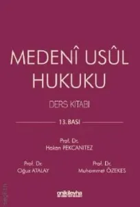 Medeni Usul Hukuku Ders Kitabı