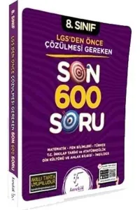SÜPER FİYAT Karekök Yayınları 8. Sınıf LGS 'den Önce Çözülmesi Gereken Son 600 Soru