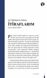 İtiraflarım