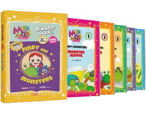 Kurmay ELT More and More English 2 Animated Stories (5 Kitap Set)