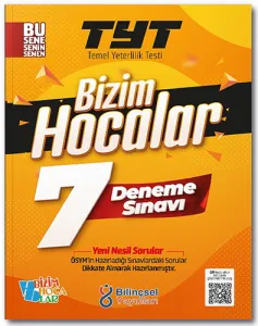 Bilinçsel Yayınları TYT Bizim Hocalar 7 Deneme