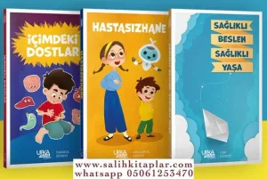 Ufka yolculuk - 3 kitap -  Sağlıklı Beslen Sağlıklı Yaşa - İçimdeki Dostlar -  Hastasızhane
