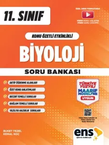 ENS Yayıncılık 11. Sınıf Biyoloji Konu Özetli Etkinlikli Soru Bankası