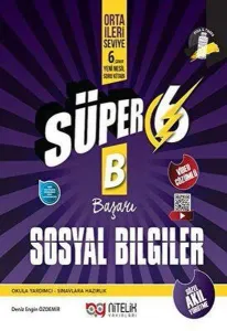Nitelik Yayınları 6. Sınıf Sosyal Bilgiler B Yeni Nesil Süper Soru Bankası