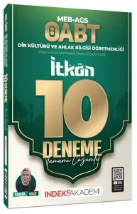 İndeks Akademi 2026 ÖABT MEB-AGS Din Kültürü ve Ahlak Bilgisi İTKAN 10 Deneme Çözümlü