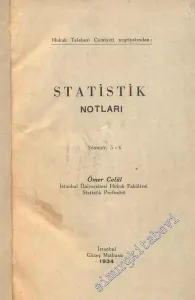 Statistik Notları: Sömestr 5-6 -