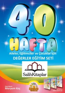 40 Haftada Değerler Eğitim Seti | 4 Kitap  - Hediyeli -