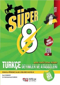 Nitelik Yayınları 8. Sınıf Türkçe Deyimler ve Atasözleri Yeni Nesil Soru Kitabı