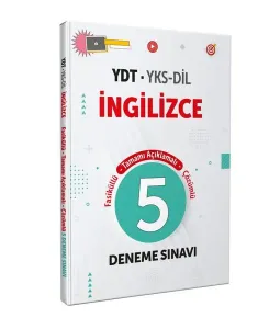 Editör Yayınları YKSDİL YDT İngilizce Fasiküllü 5 Deneme