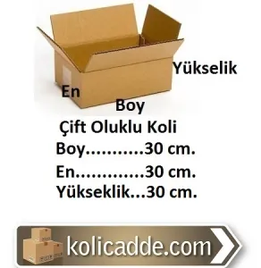 Büyük Karton Koli 30x30x30 cm.
