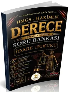 Savaş Yayınları 2026 HUKAL HMGS-Hakimlik Derece İdare Hukuku Soru Bankası