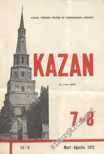 Kazan - Üç Aylık Dergi  - Sayı: 7-8, Yıl: 1972