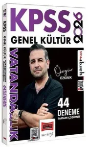 Yargı Yayınları 2026 KPSS Genel Kültür Tamamı Çözümlü Vatandaşlık 44 Deneme