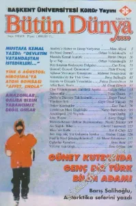 Bütün Dünya Dergisi - Sayı: 8      Ağustos 2001