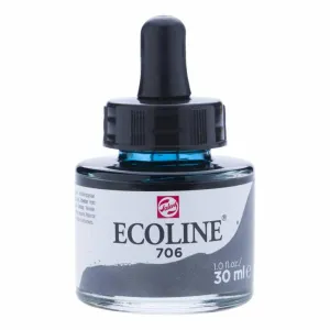 Talens Ecoline Suluboya 30 ML Deep Grey 706