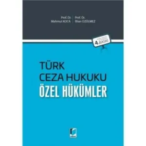 Türk Ceza Hukuku Özel Hükümler