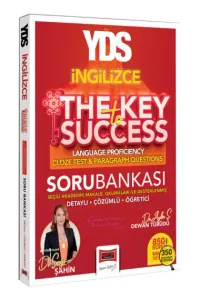 Yargı Yayınları YDS İngilizce The Key To Success Language Proficiency Cloze Test & Paragraph Questions Soru Bankası
