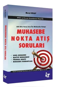 4T Yayınları KPSS A Grubu Muhasebe Nokta Atış Soruları Soru Bankası