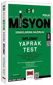 Yargı Yayınları 2026 Polis Misyon Koruma Sınavlarına Hazırlık Diplomat Yaprak Test