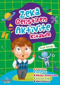 Zeka Geliştiren Aktvite Kitabım - Yeşil Kitap
