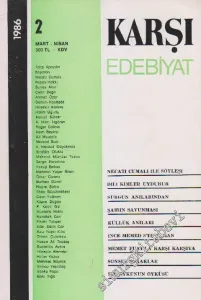 Karşı - Edebiyat Sanat Düşün Dergisi  - Sayı: 2      Mart - Nisan