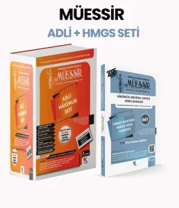 Müessir Adli Hâkimlik + HMGS Çıkmış Soru Bankası Seti 2025