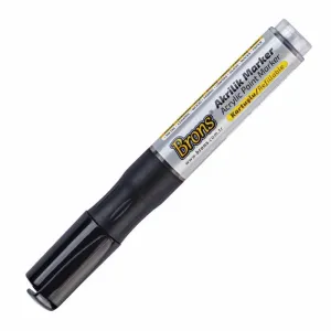 BRONS AKRİLİK MARKER SİYAH