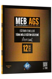 KR Akademi MEB AGS Eğitimin Temelleri ve Türk Milli Eğitim Sistemi Mevzuat 12 Deneme