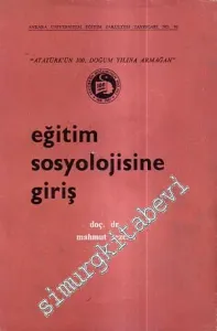 Eğitim Sosyolojisine Giriş -