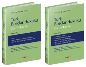 Türk Borçlar Hukuku Özel Hükümler Cilt.I Cılt.II (Takım)