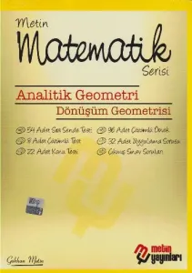 Metin Matematik Serisi - Analitik Geometri Dönüşüm Geometrisi