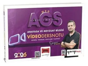 Yargı Yayınları 2026 MEB-AGS Anayasa ve Mevzuat Bilgisi Video Ders Notları