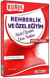 Süvari Akademi KPSS Eğitim Bilimleri Rehberlik ve Özel Eğitim Hızlı Öğretim Ders Notları 2018