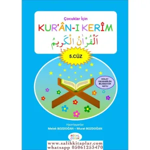 Okul Öncesi İçin  Kuranı Kerim 5.Cüz