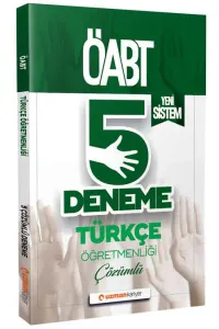 Uzman ÖABT Türkçe Öğretmenliği Çözümlü 5 Deneme-Yeni Sistem-YENİ